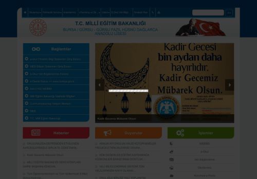 GÜRSU FAZIL HÜSNÜ DAĞLARCA ANADOLU LİSESİ