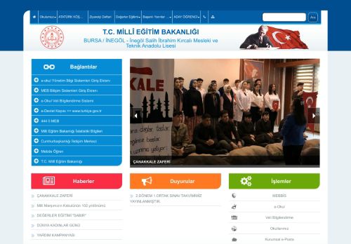 İnegöl Salih İbrahim Kırcalı Mesleki ve Teknik Anadolu Lisesi