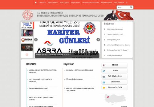 HACI SEVİM YILDIZ-3 MESLEKİ VE TEKNİK ANADOLU LİSESİ