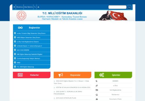 Karacabey Ticaret Borsası Harmanlı Mesleki ve Teknik Anadolu Lisesi