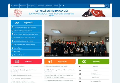 Bursa BTSO Celal Sönmez Spor Lisesi