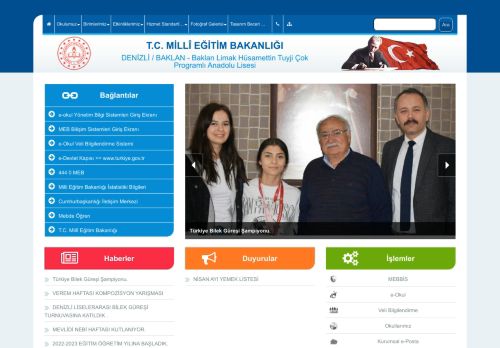 Baklan Limak Hüsamettin Tuyji Çok Programlı Anadolu Lisesi