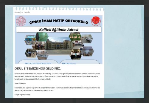 ÇINAR İMAM HATİP ORTAOKULU