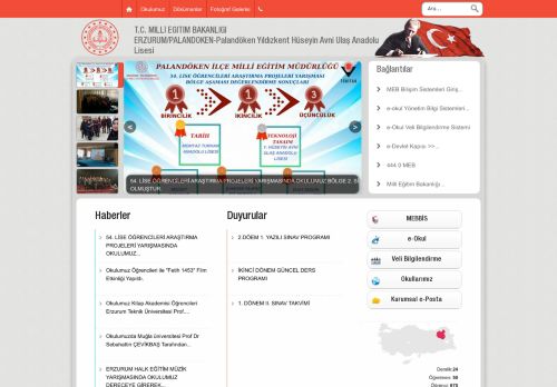 Palandöken Yıldızkent Hüseyin Avni Ulaş Anadolu Lisesi