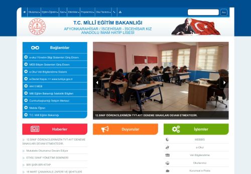 İSCEHİSAR KIZ ANADOLU İMAM HATİP LİSESİ