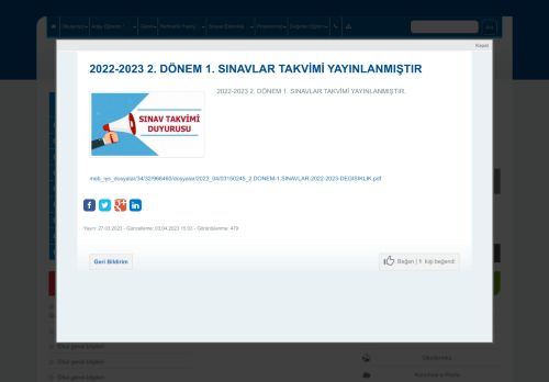 Tuzla Orhanlı Çok Programlı Anadolu Lisesi