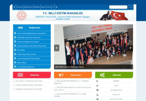 Suluova Şehit Muharrem Saygün Anadolu Lisesi