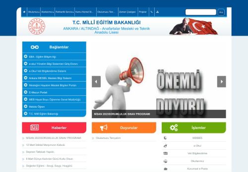 Anafartalar Mesleki ve Teknik Anadolu Lisesi