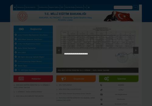 Esenevler Şehit İbrahim Ateş Anadolu Lisesi