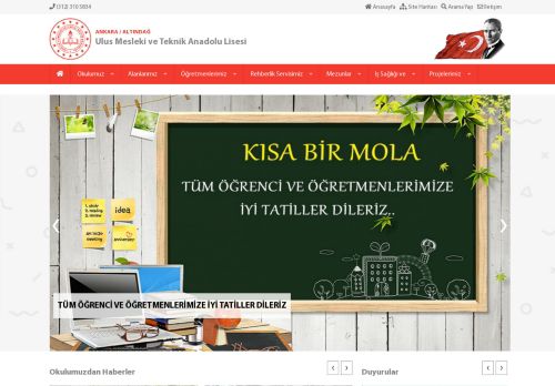 Ulus Mesleki ve Teknik Anadolu Lisesi