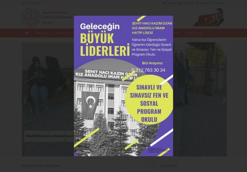 Şehit Hacı Kazım Ozan Kız Anadolu İmam Hatip Lisesi