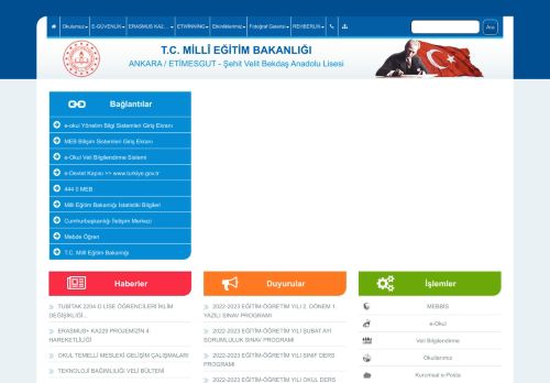 Şehit Velit Bekdaş Anadolu Lisesi