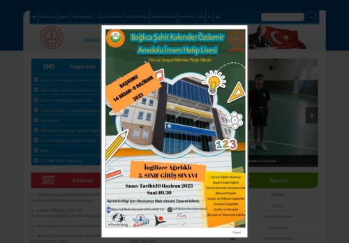 Bağlıca Şehit Kalender Özdemir Anadolu İmam Hatip Lisesi