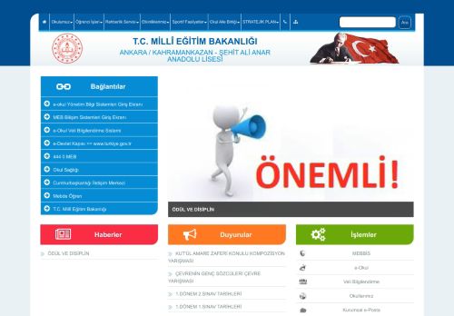 ŞEHİT ALİ ANAR ANADOLU LİSESİ