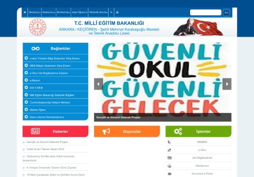 Şehit Mehmet Karakaşoğlu Mesleki ve Teknik Anadolu Lisesi