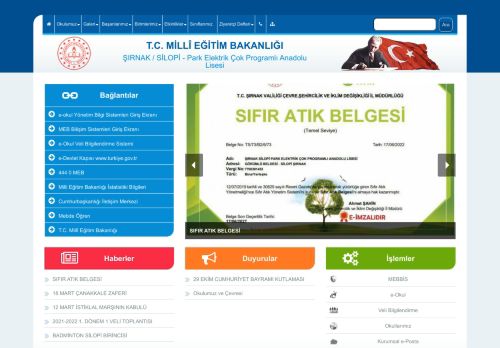 Park Elektrik Çok Programlı Anadolu Lisesi