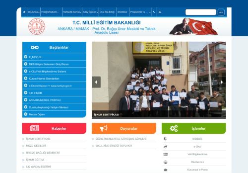 Prof. Dr. Rağıp Üner Mesleki ve Teknik Anadolu Lisesi