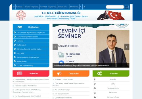 Batıkent Şehit Demet Sezen Kız Anadolu İmam Hatip Lisesi