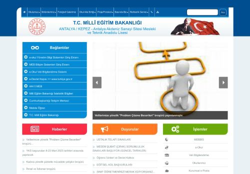 Antalya Akdeniz Sanayi Sitesi Mesleki ve Teknik Anadolu Lisesi