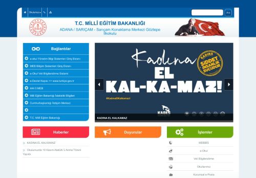 Sarıçam Konaklama Merkezi Göztepe İlkokulu