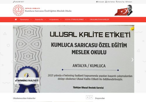 Kumluca Sarıcasu Özel Eğitim Meslek Okulu