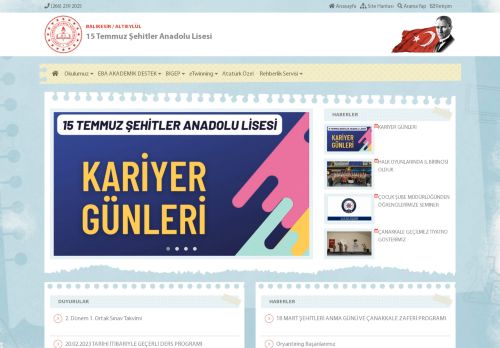 15 Temmuz Şehitler Anadolu Lisesi