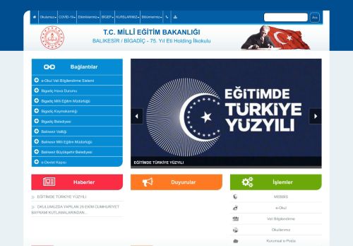 75. Yıl Eti Holding İlkokulu