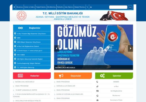 ŞAKİRPAŞA MESLEKİ VE TEKNİK ANADOLU LİSESİ