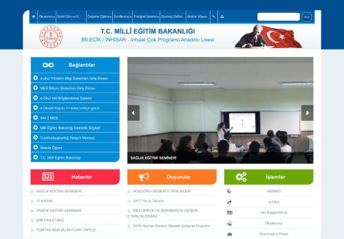 İnhisar Çok Programlı Anadolu Lisesi