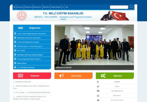 Yayladere Çok Programlı Anadolu Lisesi