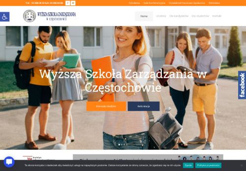 Czestochowa University of Management / Wyższa Szkoła Zarządzania w Częstochowie