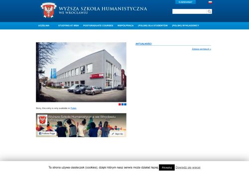 Wrocław College of Humanities / Wyższa Szkoła Humanistyczna we Wrocławiu