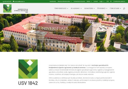 University of Agricultural Sciences and Veterinary Medicine Ion Ionescu de la Brad