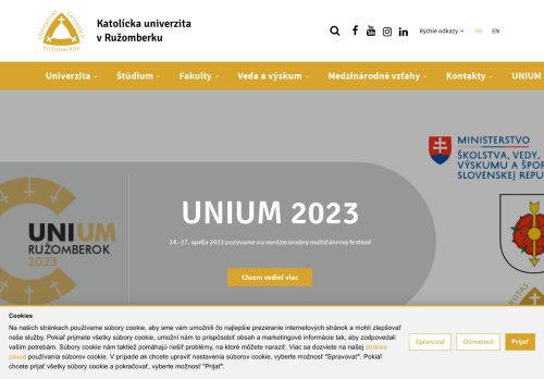 Catholic University in Ružomberok / Katolícka univerzita v Ružomberku