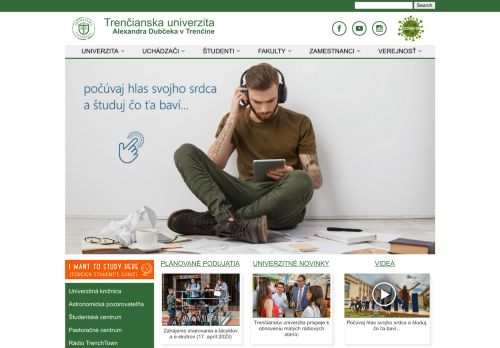 Alexander Dubček University of Trenčín in Trenčín / Trencianska univerzita Alexandra Dubceka v Trencíne