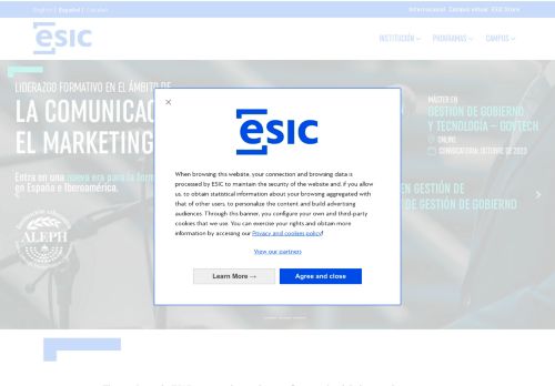 ESIC Escuela Superior de Gestión Comercial y Marketing