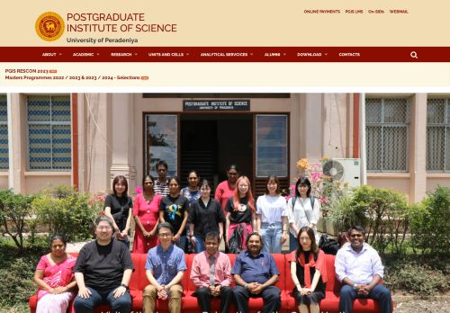 Postgraduate Institute of Sciences