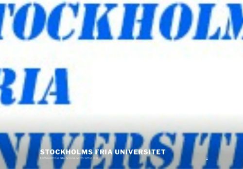 Stockholms Free University / Stockholms Fria Universitet