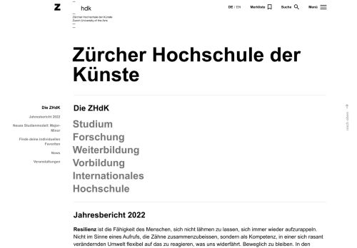 Zurcher Hochschule der Künste