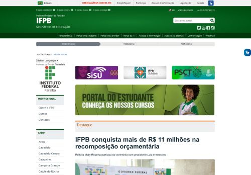 Instituto Federal de Educação Ciência e Tecnologia Paraíba IFPB