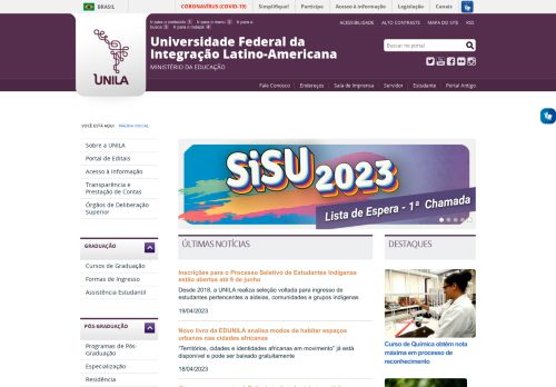 Universidade Federal da Integração Latino-Americana