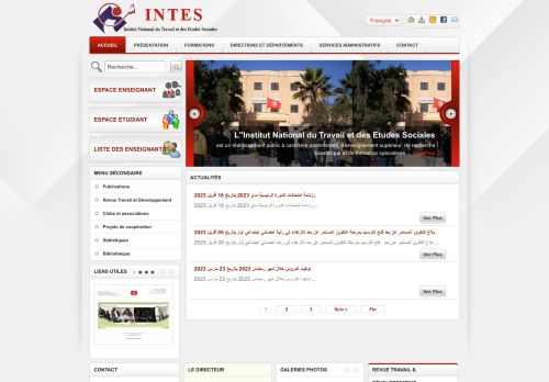 Université de Carthage Institut National du Travail et des Etudes Sociales