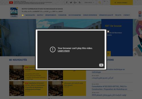 Institut Supérieur des Etudes Technologiques ISET Sousse