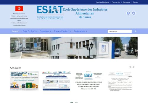 Université de Carthage Ecole Supérieure des Industries Alimentaires de Tunis