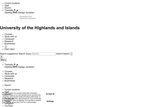 University of the Highlands and Islands