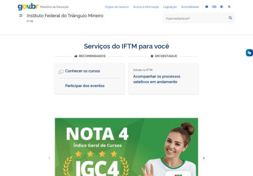 Instituto Federal de Educação Ciência e Tecnologia do Triangulo Mineiro IFTM