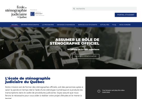 École de Sténographie judiciaire Montreal