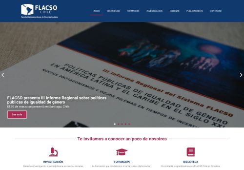 FLACSO Chile Facultad Latinoamericana de Ciencias Sociales