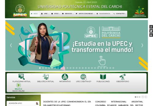 Universidad Politécnica Estatal del Carchi UPEC