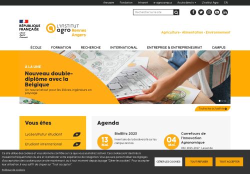 AgroCampus Ouest (Rennes+Angers)